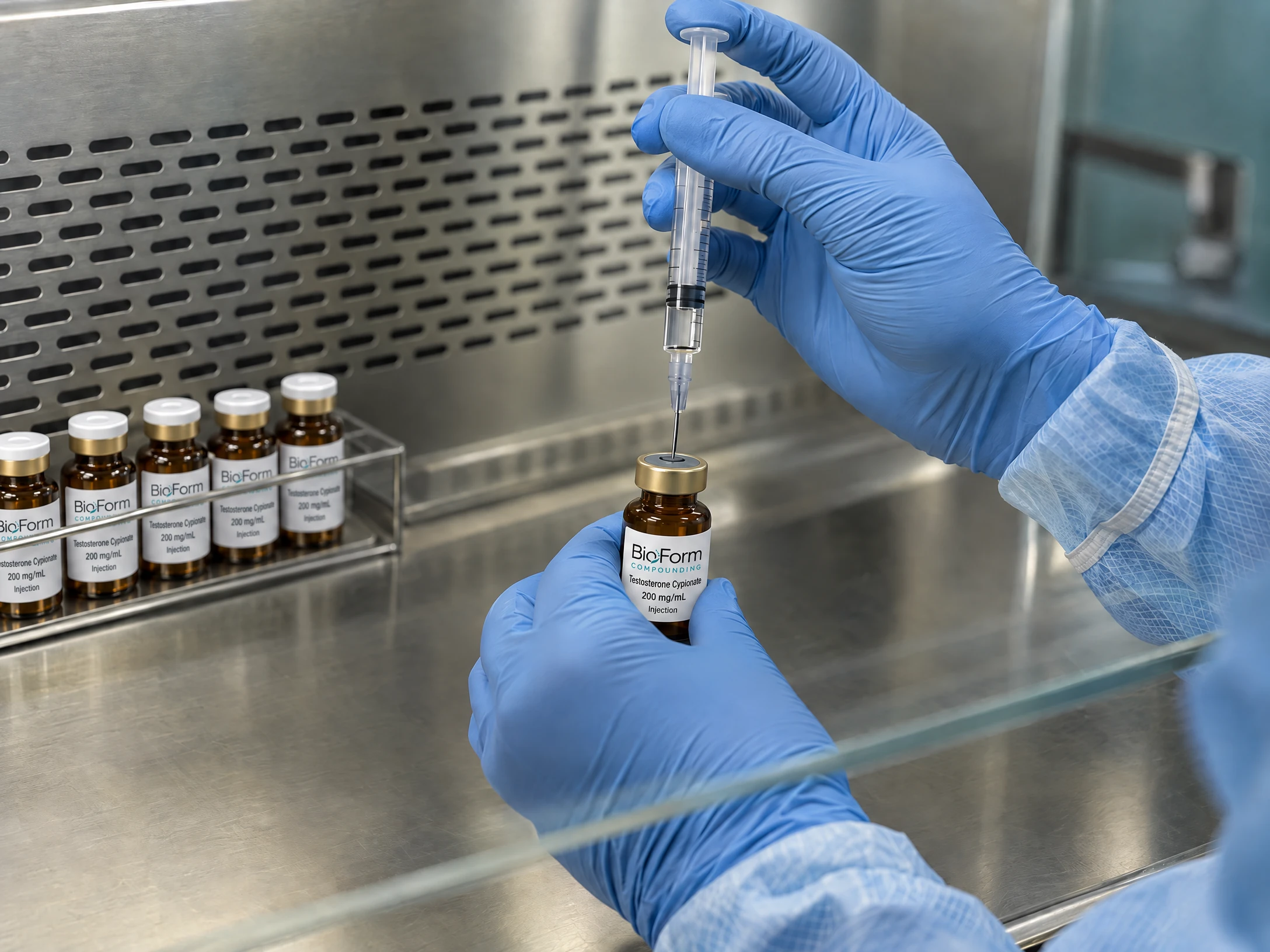Testosterone preparations by BioForm Compounding